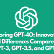 Exploring GPT-4O Innovations and Differences Compared to GPT-3, GPT-3.5, and GPT-4